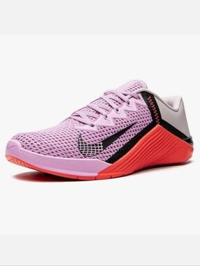 Nike Metcon 6 Beyond Pink Flash Crimson Size 8 Womens Atheltic Training Lifting